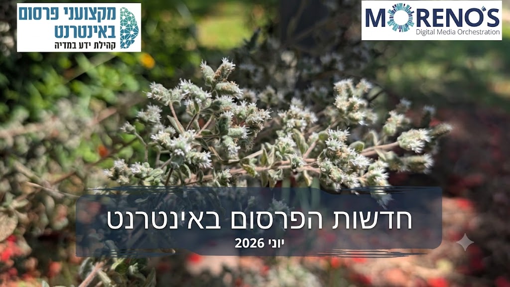 חדשות הפרסוםן באינטרנט יוני 2026